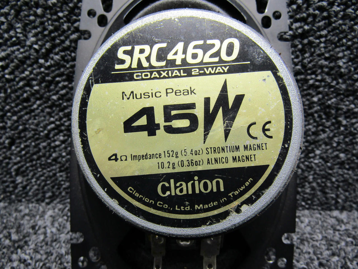Clarion SRC4620 Clarion Coaxial 2 Way Speaker (Cracked Cover)