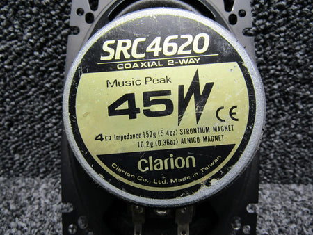 Clarion SRC4620 Clarion Coaxial 2 Way Speaker (Cracked Cover)