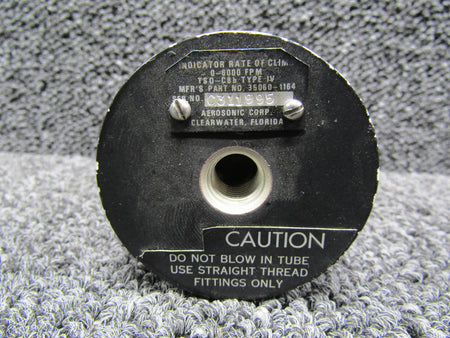Aerosonic 35060-1164 Aerosonic Cabin Rate of Climb Indicator, Lighted