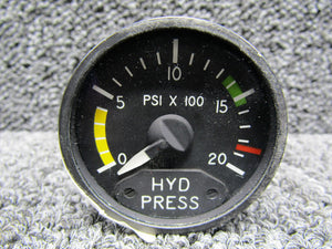 523477 (Alt: 45AS86846-009) Ametek Hydraulic Pressure Indicator (28V)