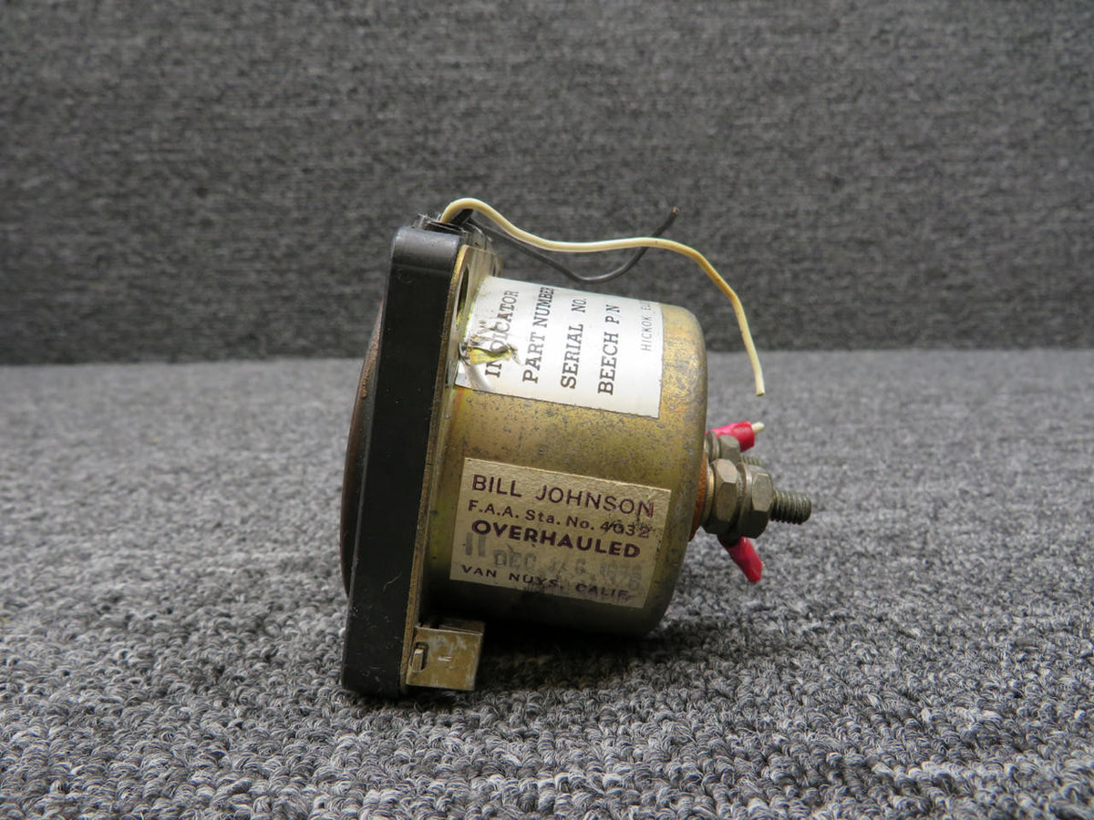 Hickok A-1158-5 (ALT: 58-380051-5) Hickok Fuel Quantity Indicator, Lighted (Volts: 27)