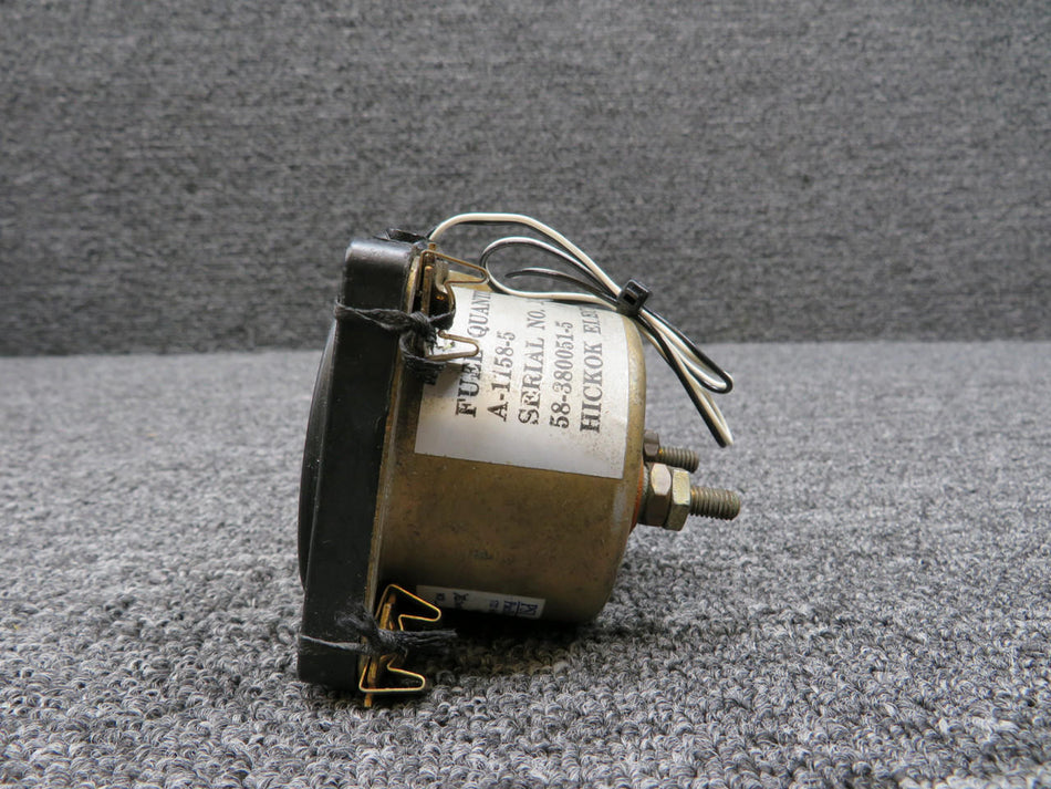 Hickok A-1158-5 (Alt: 58-380051-5) Hickok Fuel Quantity Indicator, Lighted