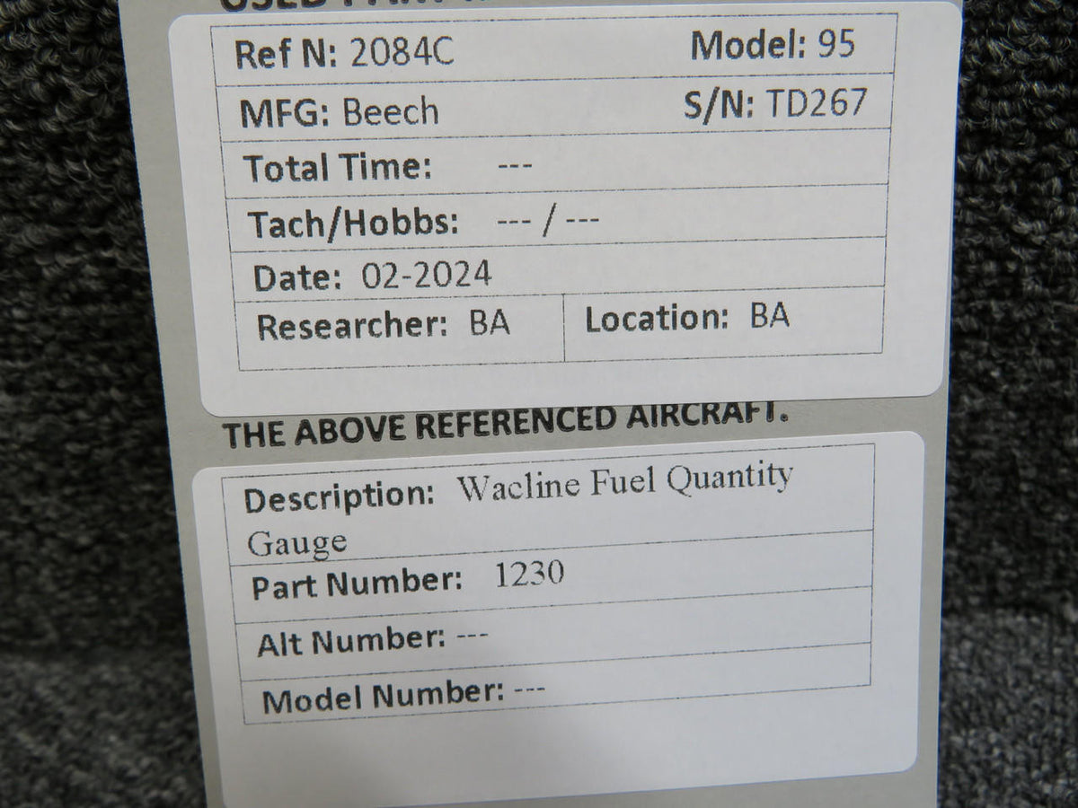 Wacline 1230 Wacline Fuel Quantity Indicator