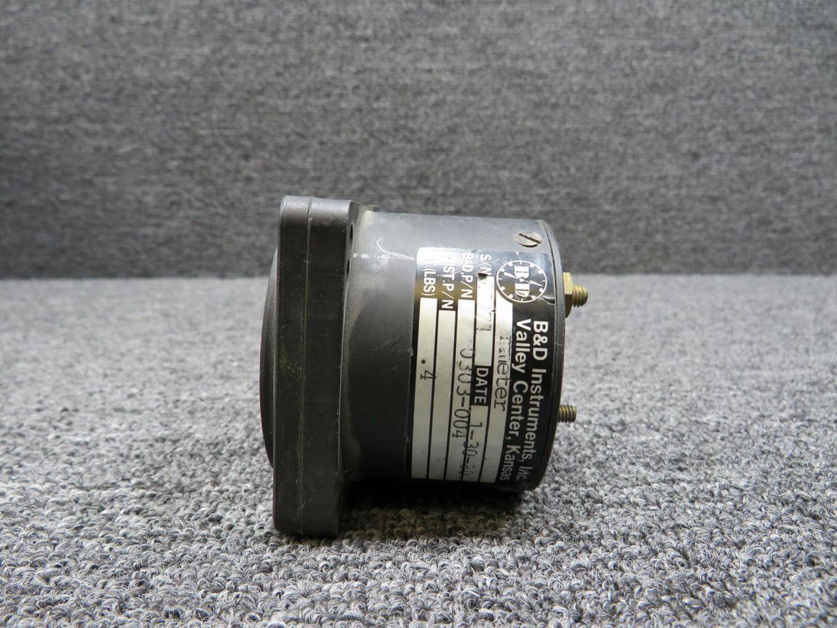 B&D Instruments 0303-004 B&D Instruments Ammeter Indicator
