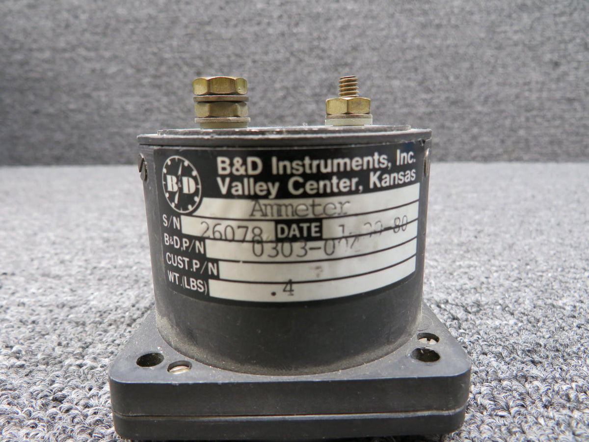 B&D Instruments 0303-004 B&D Instruments Ammeter Indicator (Loose Parts) (Core)