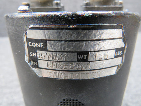 Cessna Aircraft Parts CM2683L1 Cessna Dual Tachometer Indicator (Worn Face)