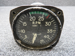 511-4-3 (Alt: 96-380014-3) Instruments Inc. Dual Tachometer Indicator (Worn Face)