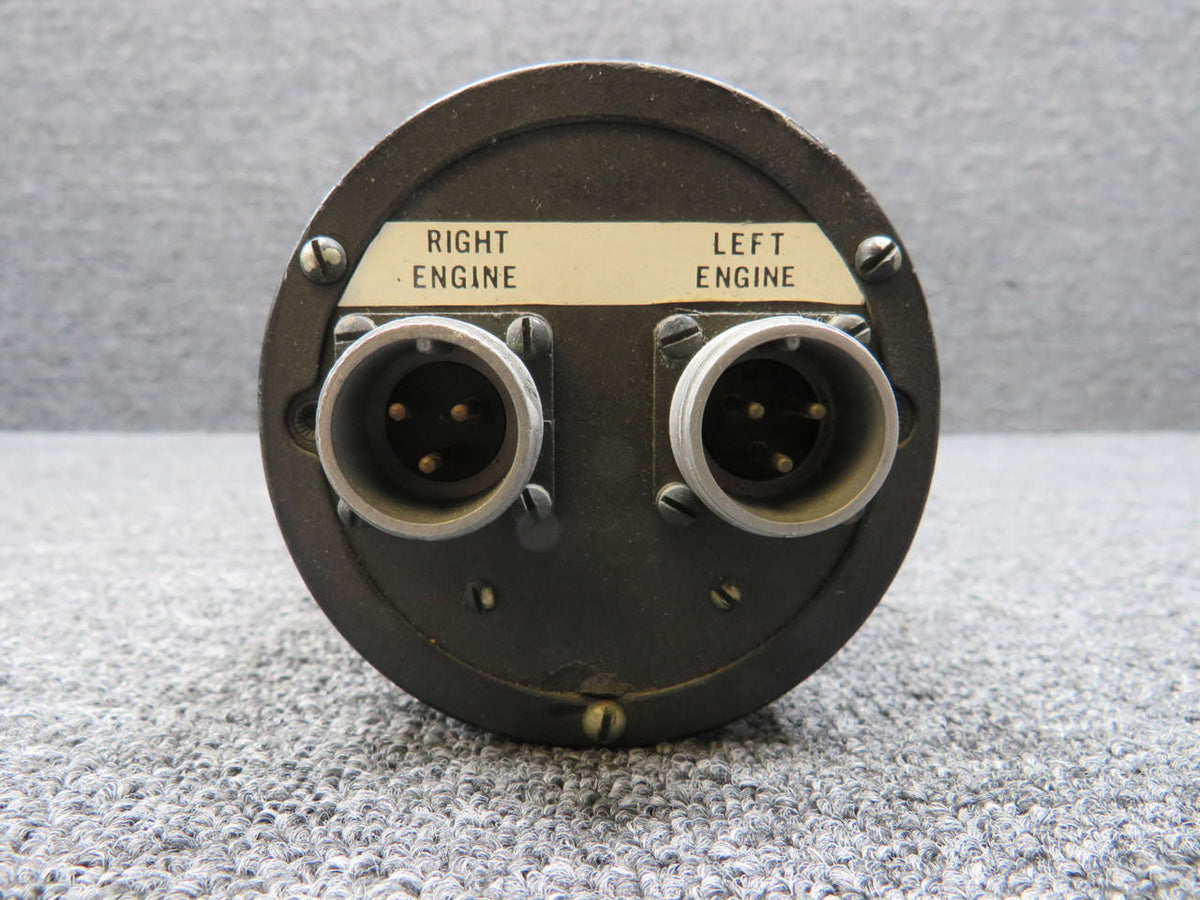 Instruments Inc 511-4-3 (Alt: 96-380014-3) Instruments Inc. Dual Tachometer Indicator (Worn Face)