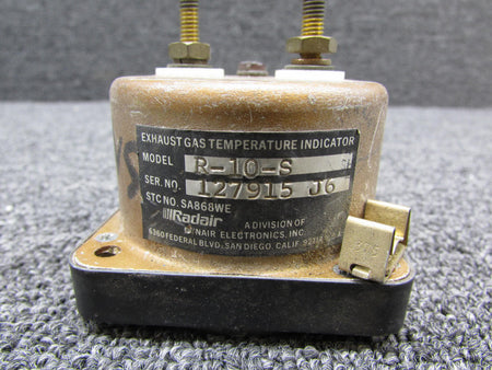 Radair R-10-S Radair Exhaust Gas Temperature Indicator with Colored Markings