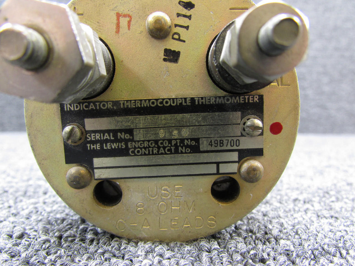 Radair R-10-S Radair Exhaust Gas Temperature Indicator (Cracked Glass)
