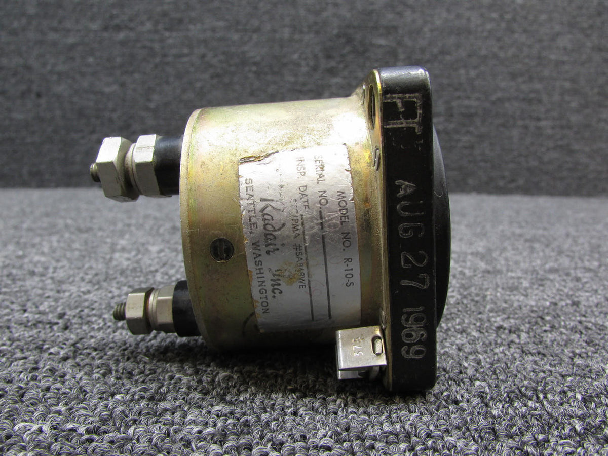Radair R-10-S Radair Exhaust Gas Temperature Indicator (Cracked Glass)