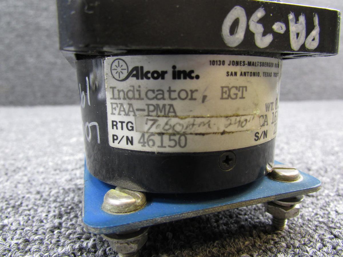 Alcor 46150 Alcor Exhaust Gas Temperature Indicator with Knob