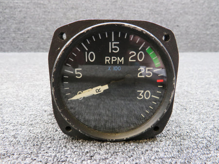 Instruments Inc 511-01 (Alt: C668017-0101) Instruments Dual Tachometer Indicator (Worn Face)