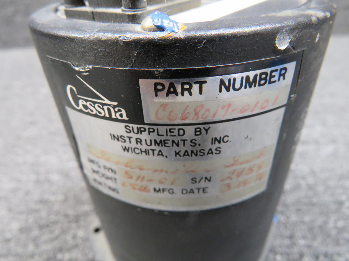 Instruments Inc 511-01 (Alt: C668017-0101) Instruments Dual Tachometer Indicator (Worn Face)
