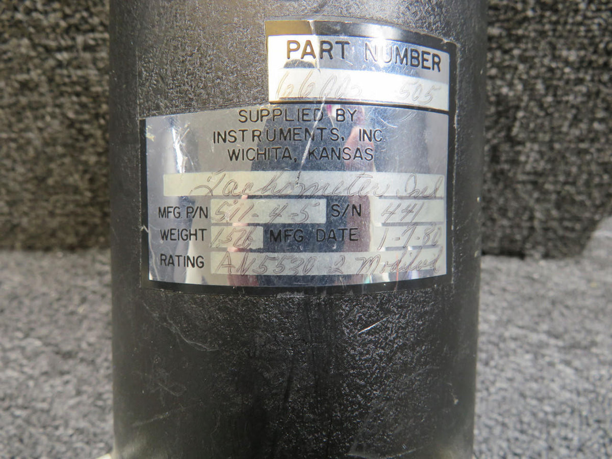 Instruments Inc 511-4-5 (Alt: 660055-505) Instruments Inc. Dual Tachometer Indicator