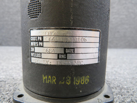 Castleberry C668017-016 Castleberry Dual Tachometer Indicator (Worn Face)