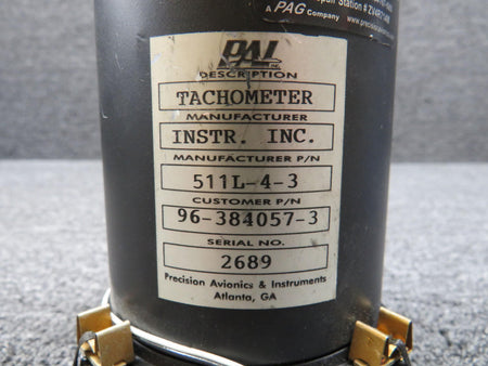 Precision Avionics 511L-4-3 Precision Avionics Tachometer Indicator Lighted