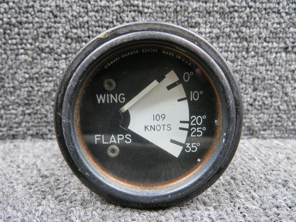Stewart-Warner 824346 Stewart Warner Flap Position Indicator