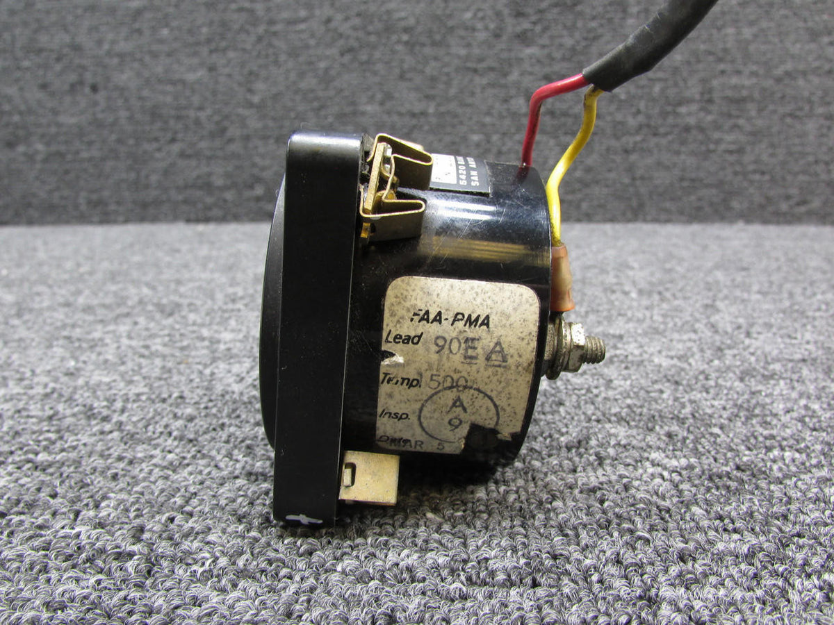 Alcor 202A-1A Alcor Exhaust Gas Temperature Indicator with Yellow Indicator Needle