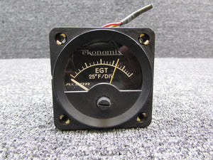 202A-1A Alcor Exhaust Gas Temperature Indicator with Yellow Indicator Needle