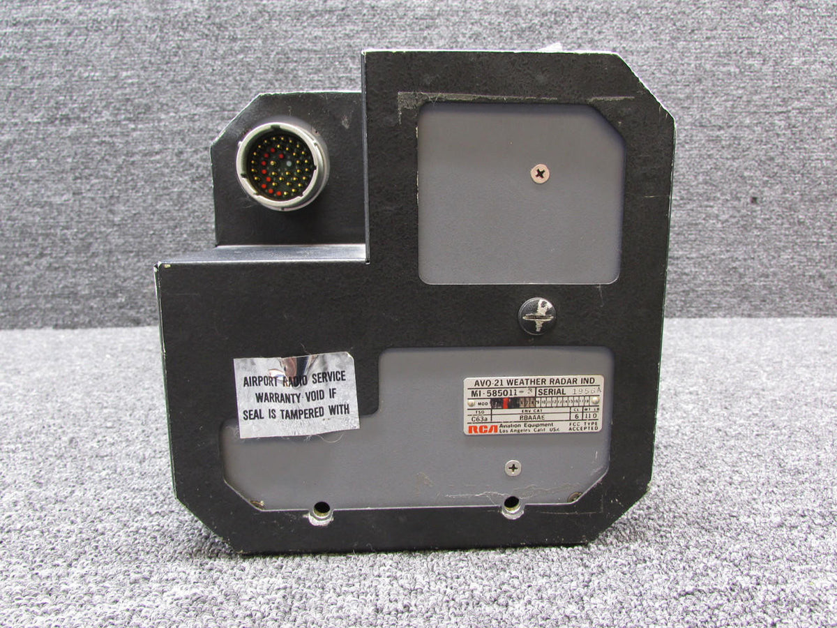 RCA MI-585011-3 RCA AVO-21 Weather Radar Indicator with Modifications