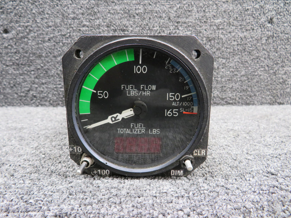 Aerosonic 65840-0159 Aerosonic Fuel Flow Totalizer (Missing Knob Covers)