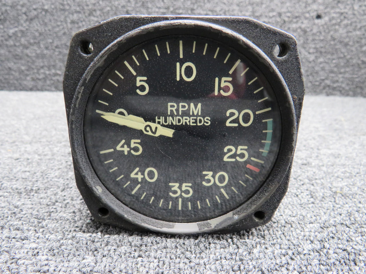 Garwin 22-280 Garwin Dual Tachometer Indicator (Worn Face) (Cloudy Screen)