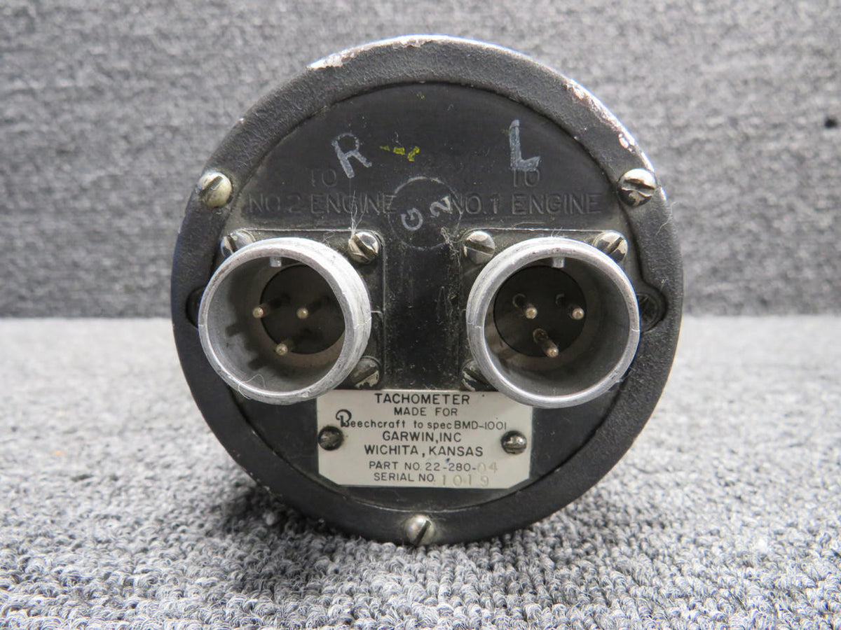 Garwin 22-280-04 Garwin Dual Tachometer Indicator (Worn Face)