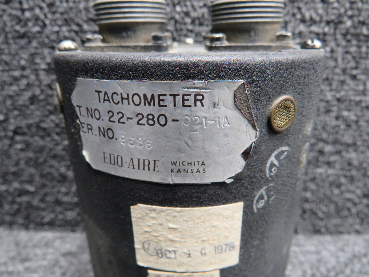 Edo-Aire 22-280-021-1A Edo-Aire Dual Tachometer Indicator (Painted Indication)