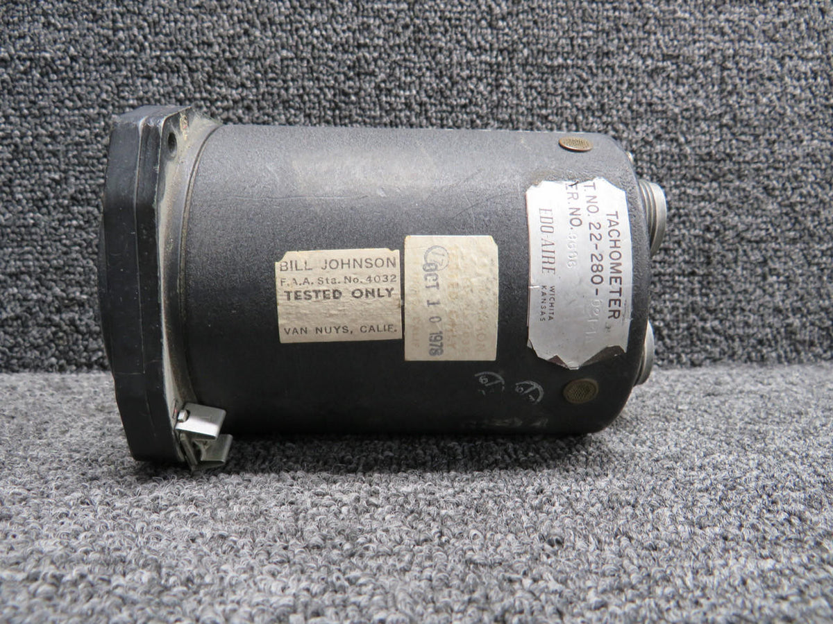 Edo-Aire 22-280-021-1A Edo-Aire Dual Tachometer Indicator (Painted Indication)