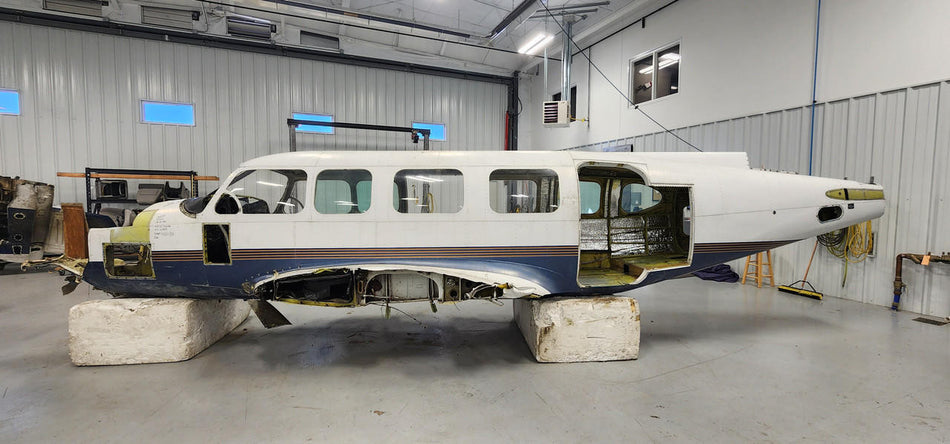 Piper Aircraft Parts Piper PA31-350 Fuselage with Bill of Sale, Data Tag, and Log Books
