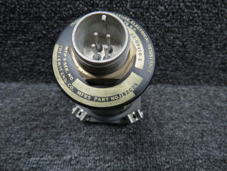 Lewis 162C25 (Alt: 22-09410-3) Lewis Fuel Temperature Indicator (28V) (Painted Face)