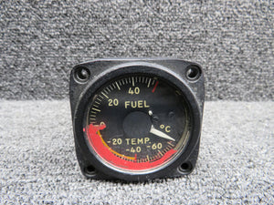 162C25 (Alt: 22-09410-3) Lewis Temperature Indicator (28V) (Painted Face)