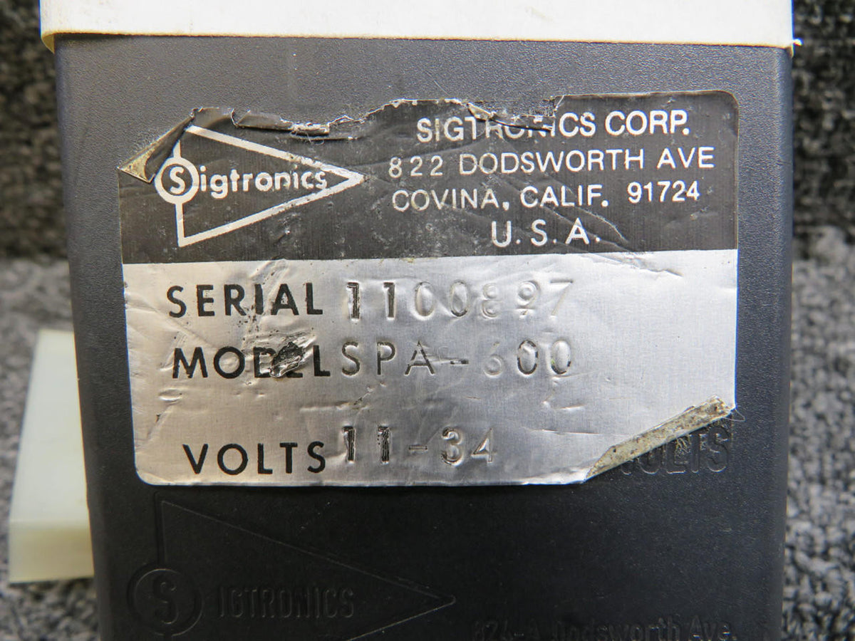 Sigtronics SPA-600 Sigtronics Panel Mounted Intercom (11-34V)
