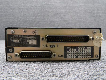 Collins 622-7580-041 Collins WXP-85D Weather Radar Panel with Modifications