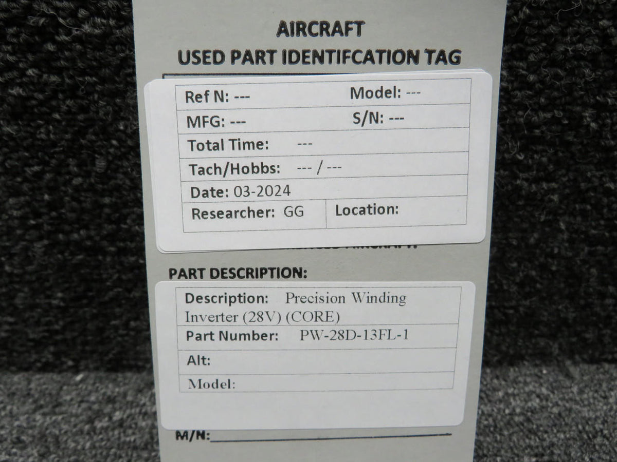 Precision Winding Inc PW-28D-13FL-1 Precision Winding Inverter (28V) (Core)
