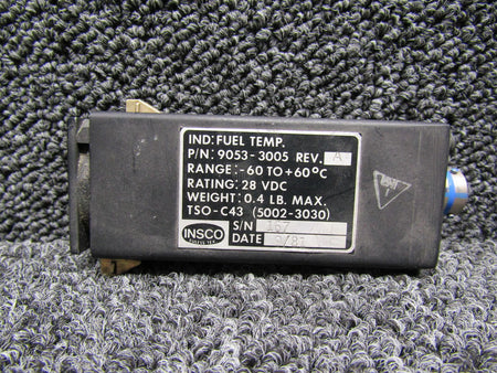 Insco 9053-3005-A Insco Fuel Temperature Indicator (-60-60+C) (28V)