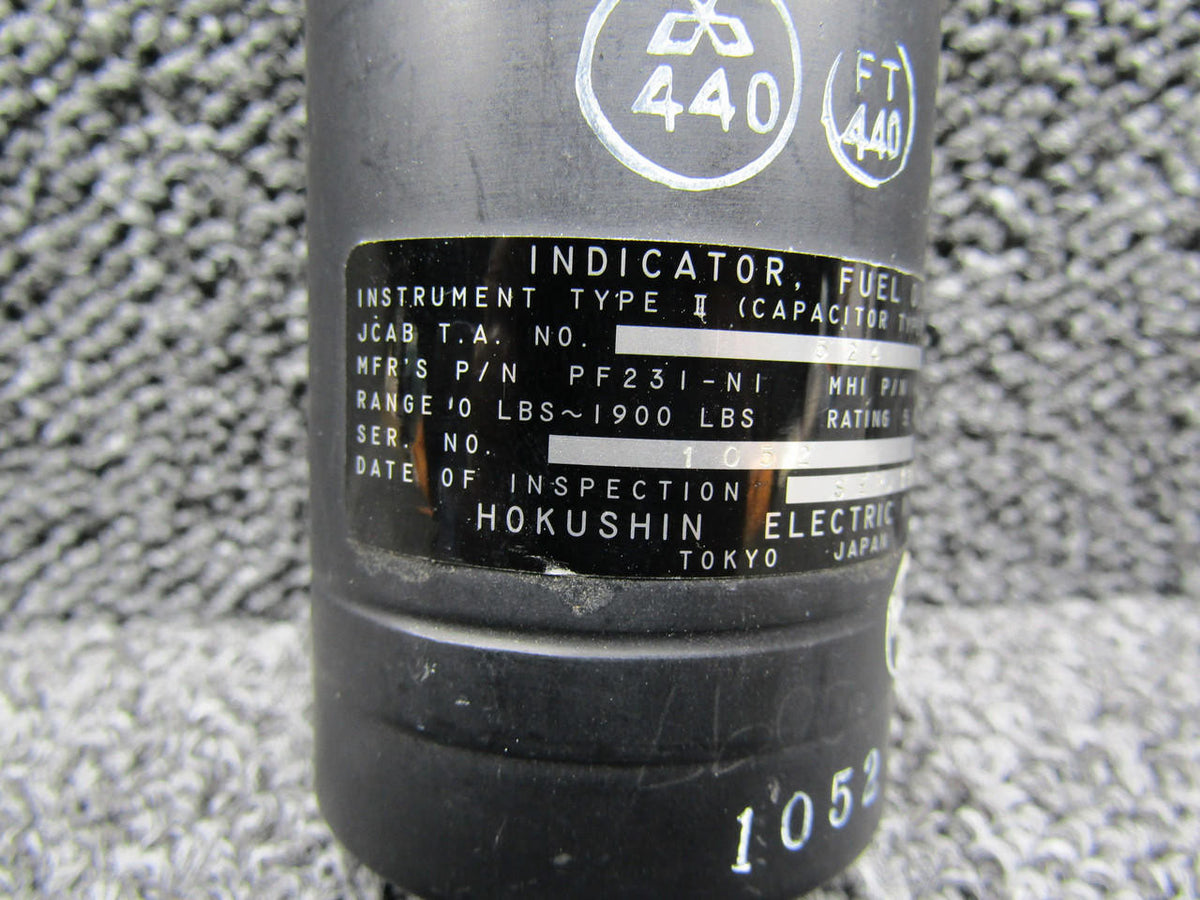 Hokushin PF231-N1 (Alt: 45AS86802-1) Hokushin Fuel Quantity Indicator