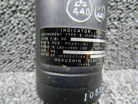 Hokushin PF231-N1 (Alt: 45AS86802-1) Hokushin Fuel Quantity Indicator