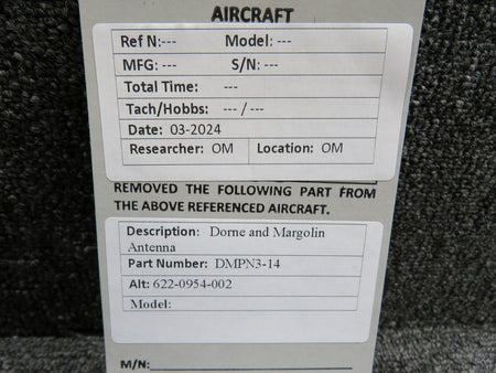 Dorne and Margolin DMPN3-14 (Alt: 622-0954-002) Dorne and Margolin Antenna