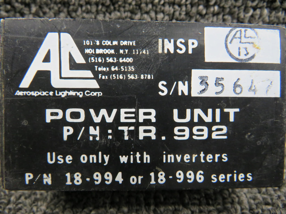 Aerospace TR-992 Aerospace Inverter Power Unit
