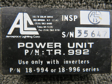 Aerospace TR-992 Aerospace Inverter Power Unit