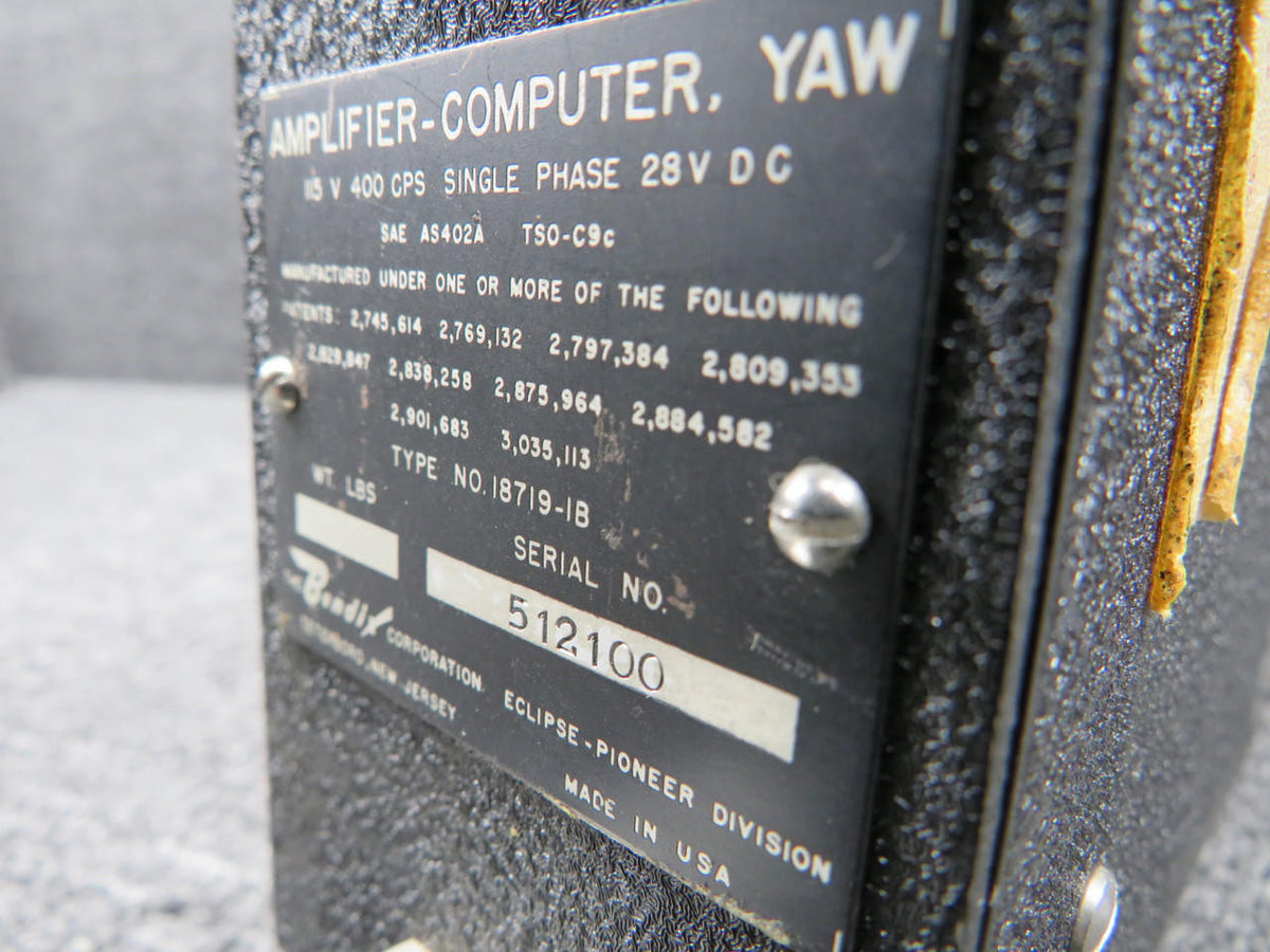 Bendix 18719-1B Bendix Yaw Amplifier Computer (28V)