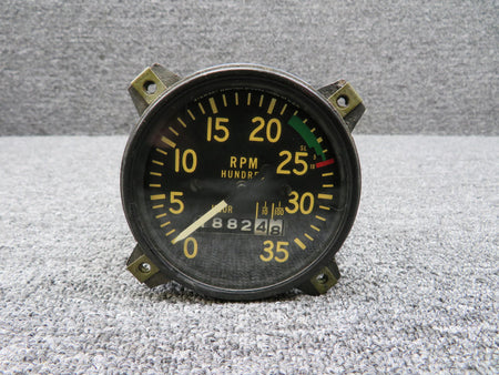 Stewart-Warner 819945 Stewart-Warner Recording Tachometer (Hours: 1882.48) (Faded Numbers)