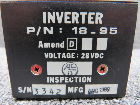 Aerospace 18-95 Aerospace Lighting Inverter with Amendments (28V)