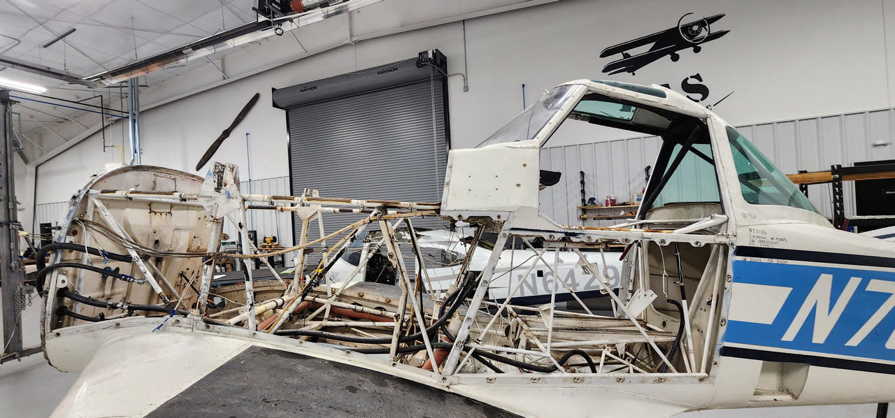 Cessna A188B Fuselage with Data Tag and Log Books – BAS Part Sales