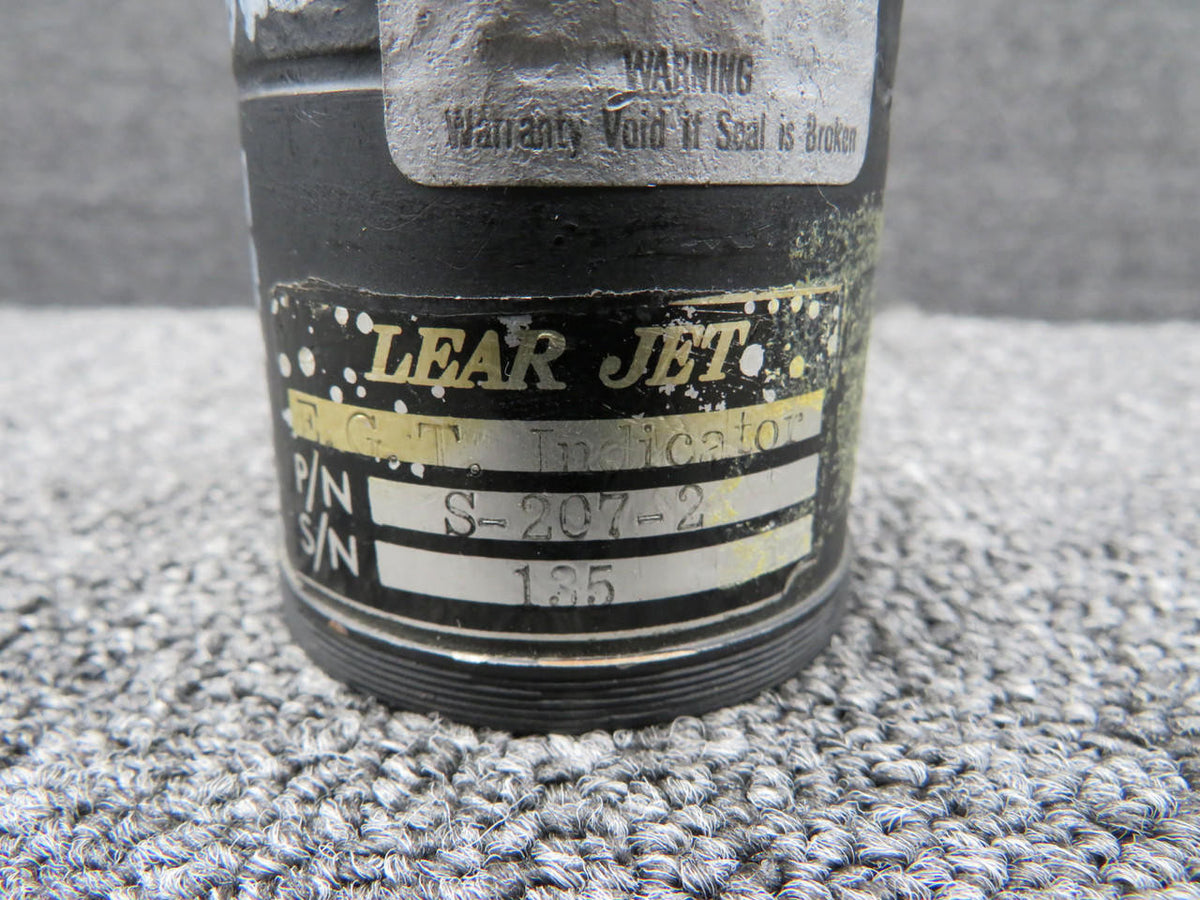 Learjet S-207-2 Learjet Exhaust Gas Temperature Indicator