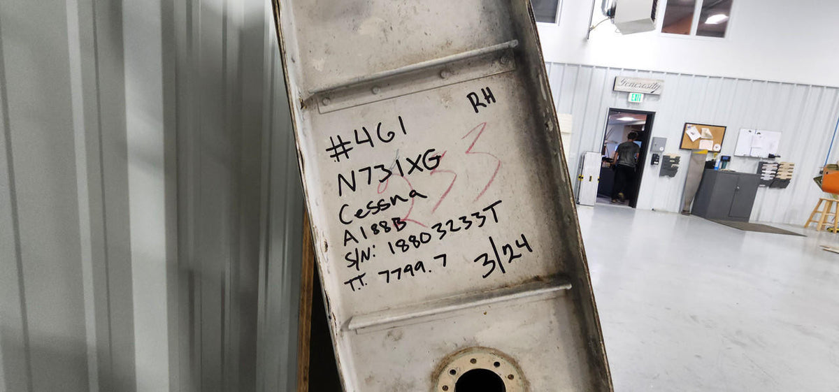Cessna Aircraft Parts 1620004-29 (Weu: 1620004-32) Cessna A188B Wing Structure RH