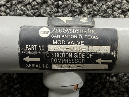 Zee Systems SZ41-016-11 Zee Systems Compressor Regulating Valve