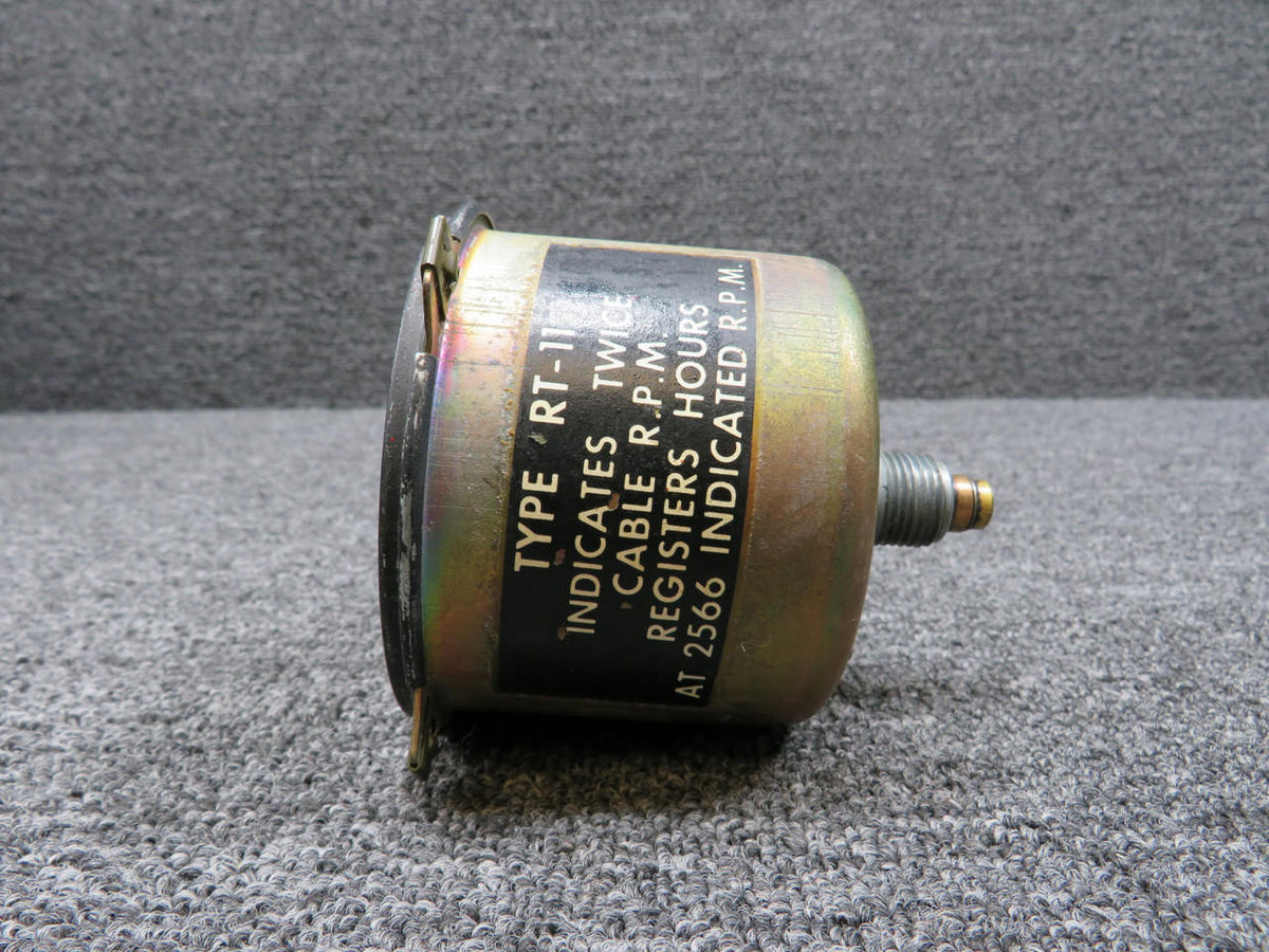 AC RT-11 AC Recording Tachometer Indicator (Hours: 2942.39) (Worn Face)